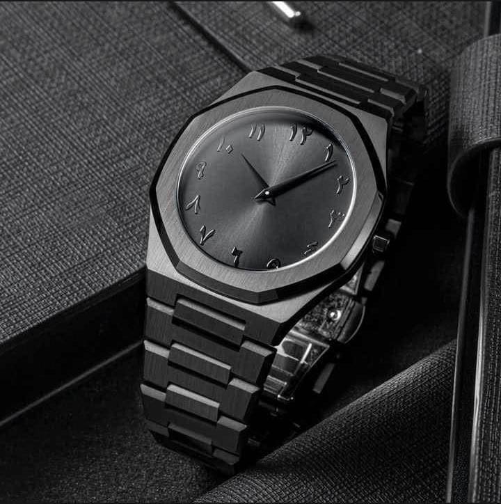 Black Aura Watch – Premium All-Black Minimalist Luxury Timepiece
