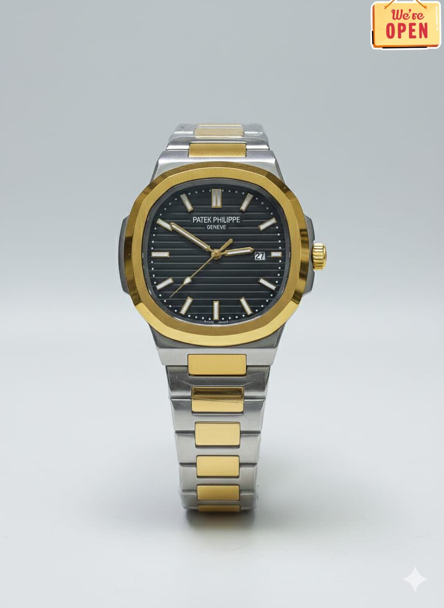 Success Way Day & Date Two-Tone Luxury Stainless Steel Wrist Watch