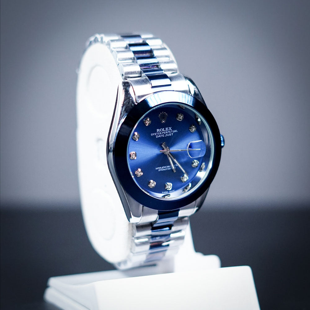 Rolex Oyster Perpetual Datejust Two-Tone Stone Dial Luxury Watch