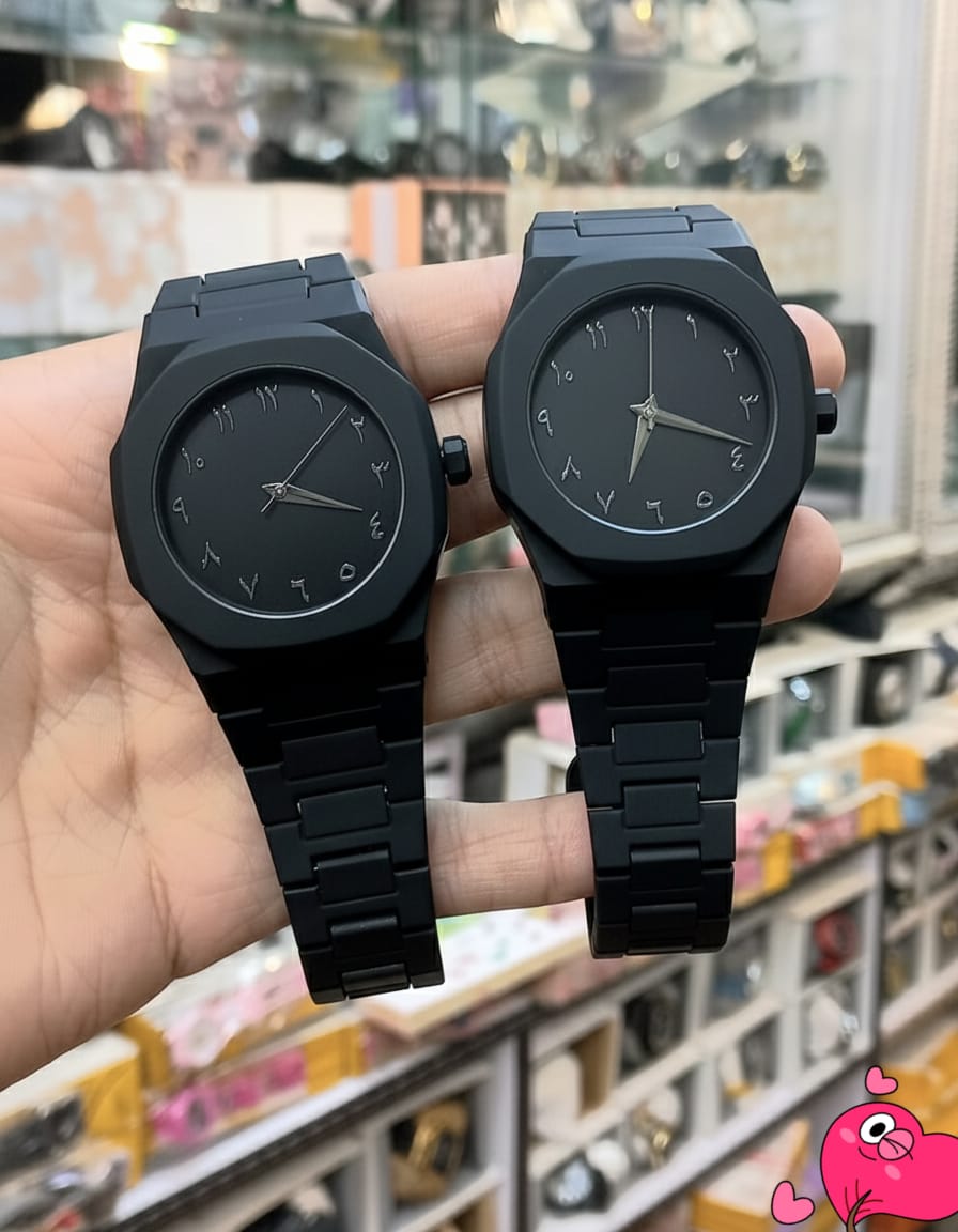 12/12 Special Offer – Pack of 2 Black Aura Watches (Multiple Colors Available)